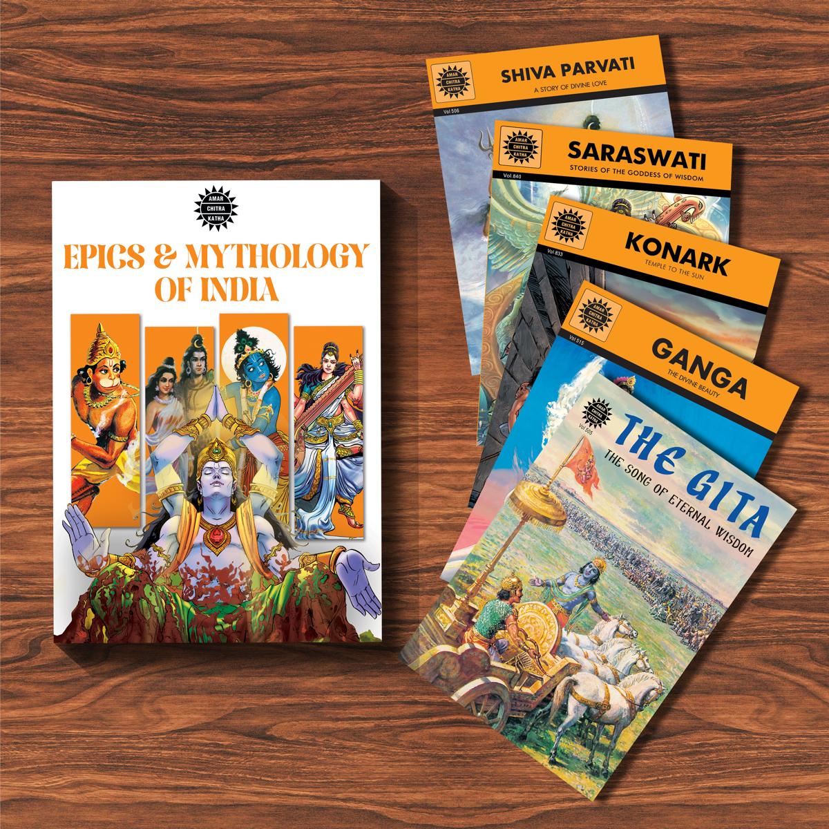 Epics & Mythology - Pack of 25 | Amar Chitra Katha