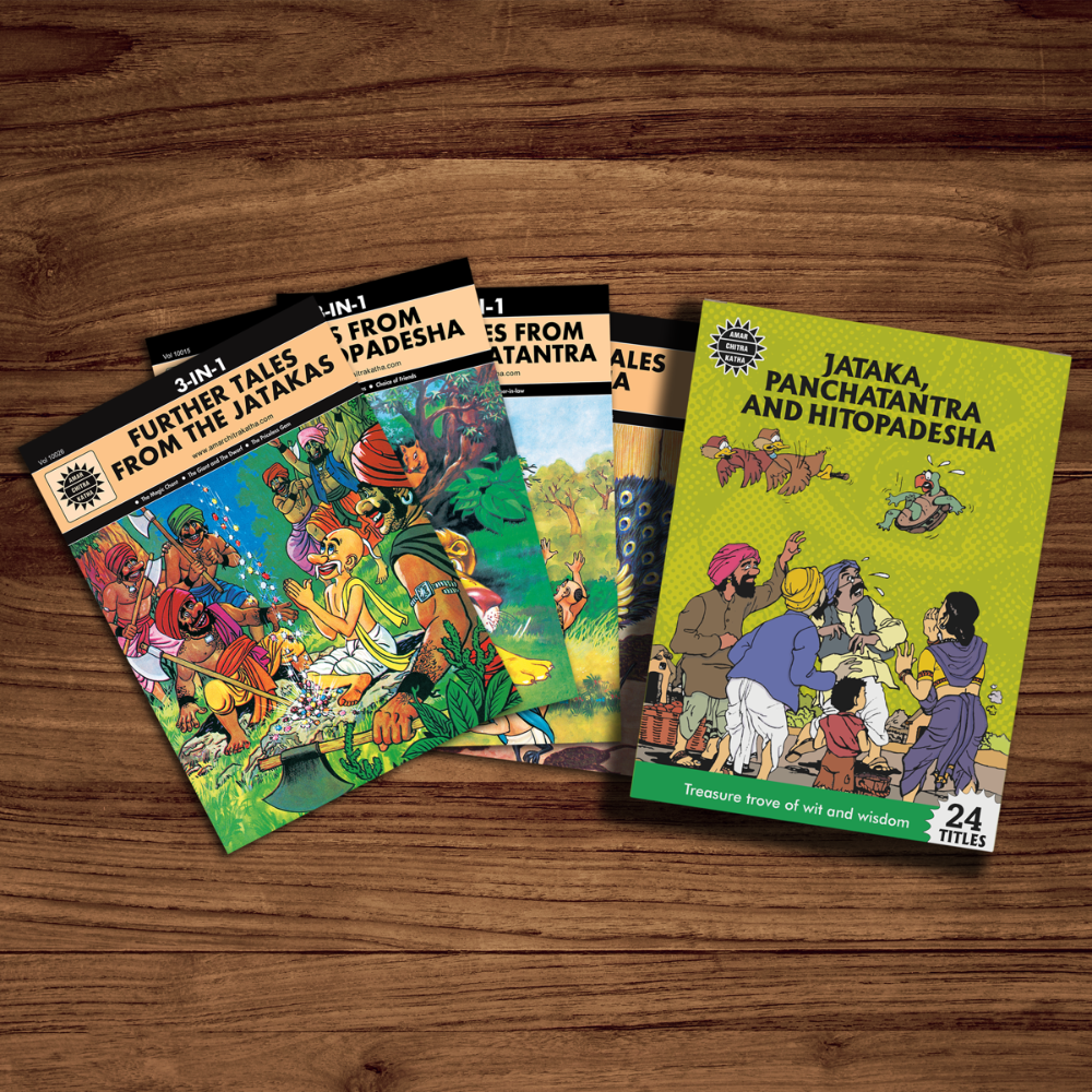 Jataka, Panchatantra, Hitopadesha Collection: 24 Book Set